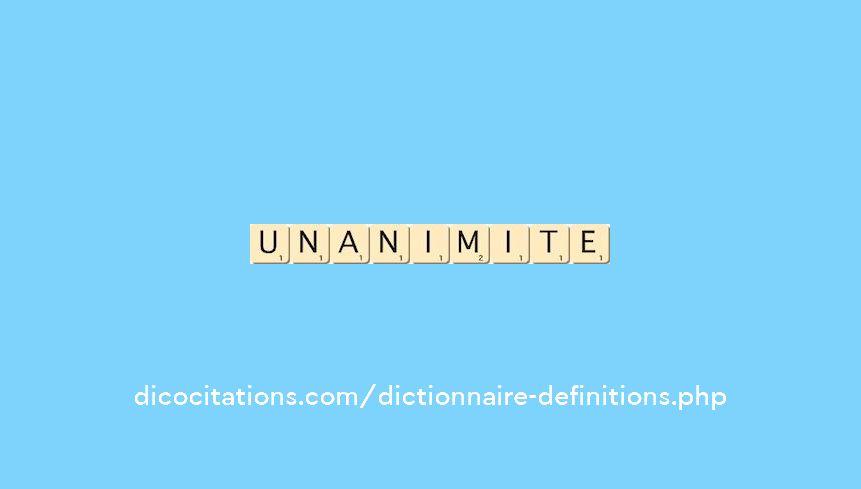 unanimite
