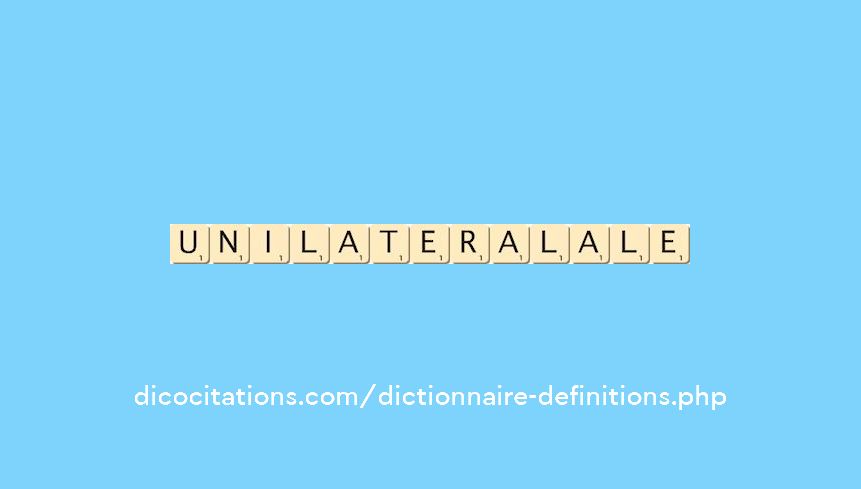 unilateral--ale