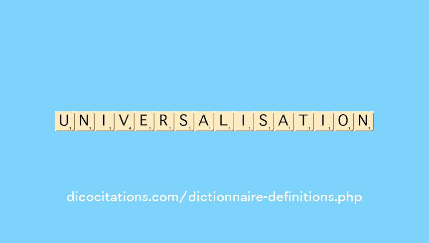 universalisation