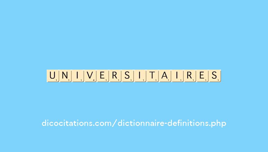universitaires