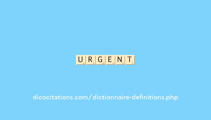 urgent