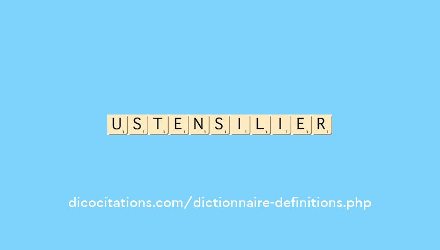 ustensilier