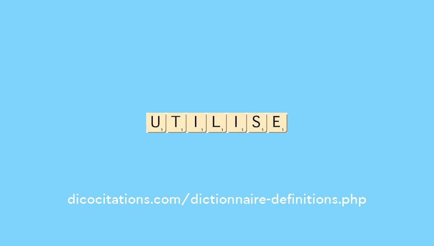 utilise