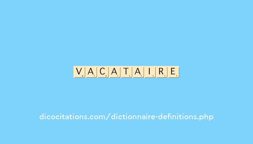 vacataire