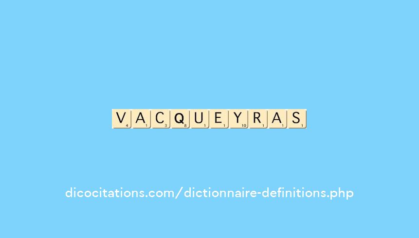 vacqueyras