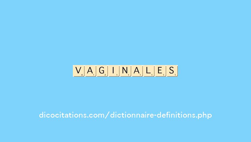 vaginales vaginales