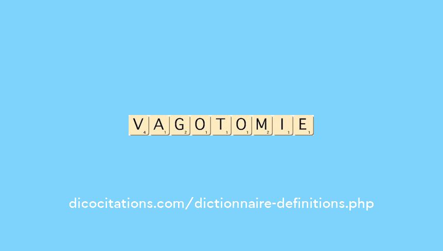 vagotomie vagotomie