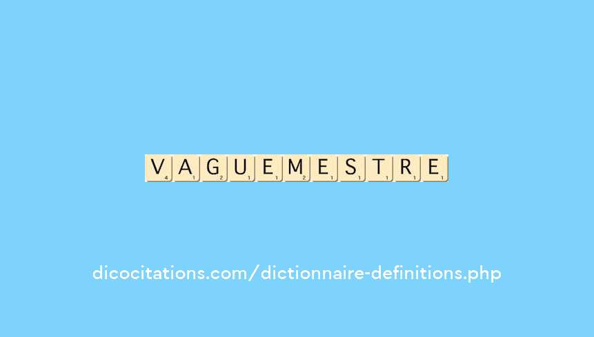 vaguemestre vaguemestre