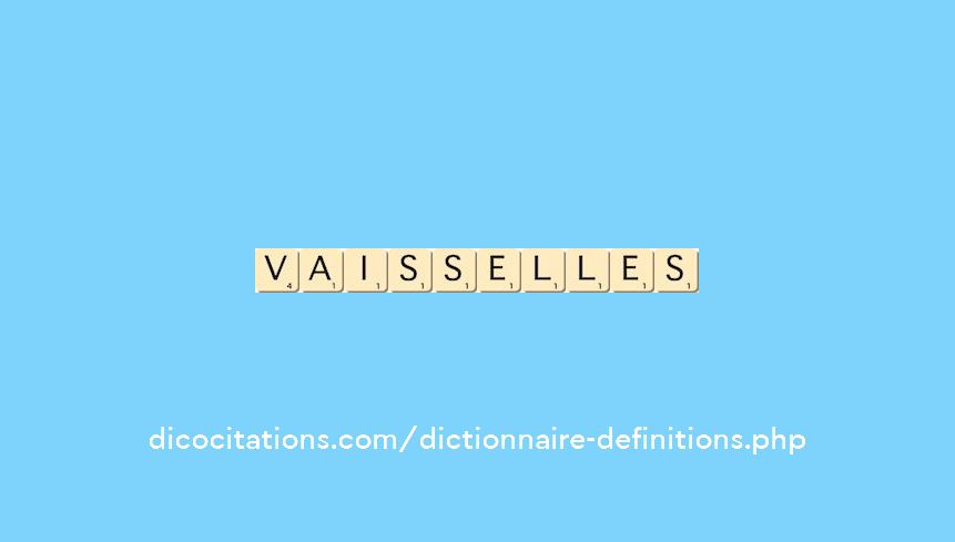 vaisselles vaisselles