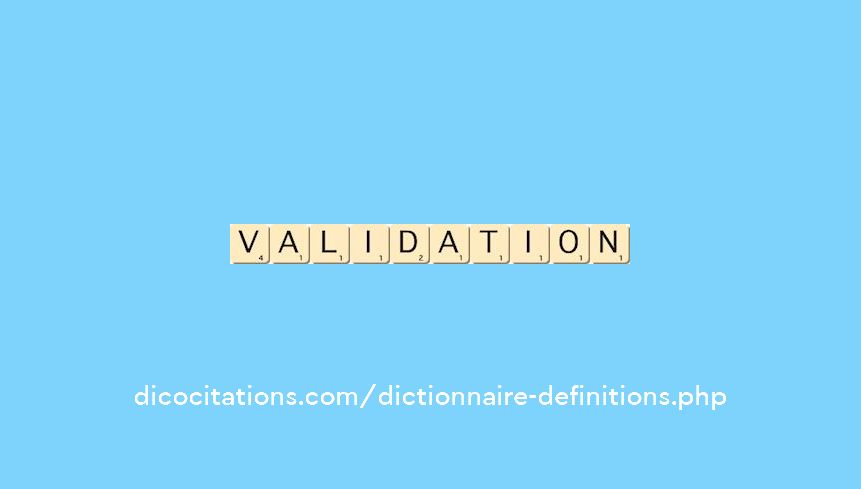 validation validation