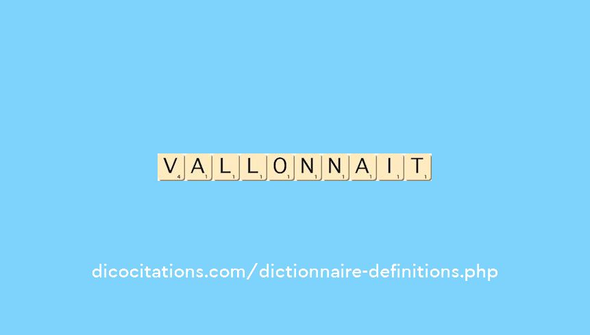 vallonnait