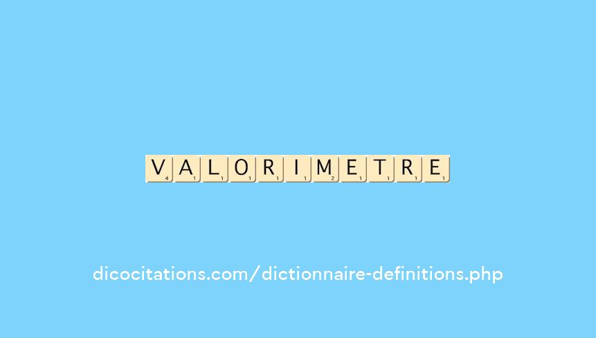 valorimetre