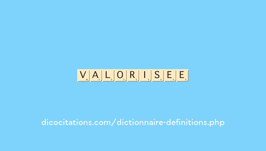valorisee