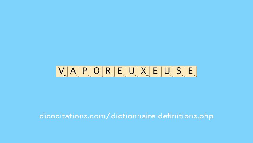 vaporeux--euse