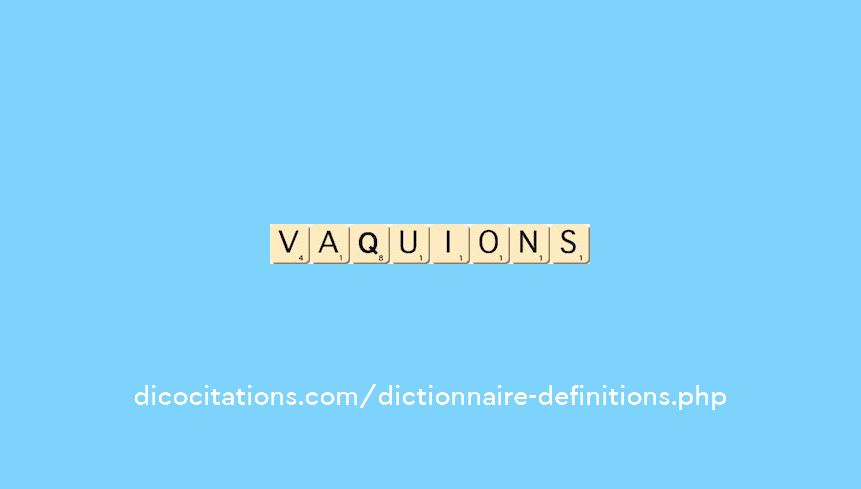 vaquions vaquions