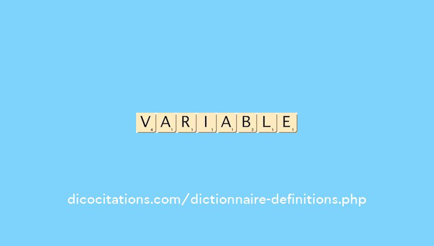 variable variable