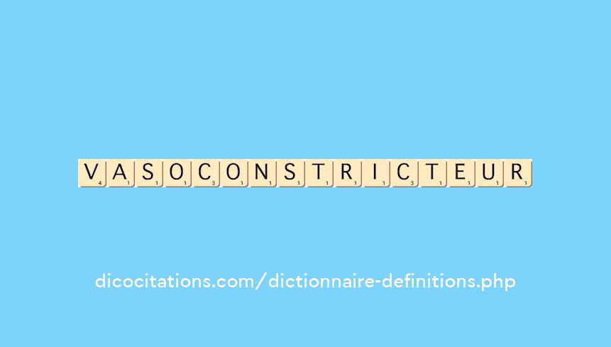 vasoconstricteur