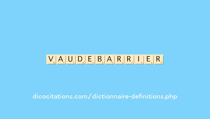 vaudebarrier