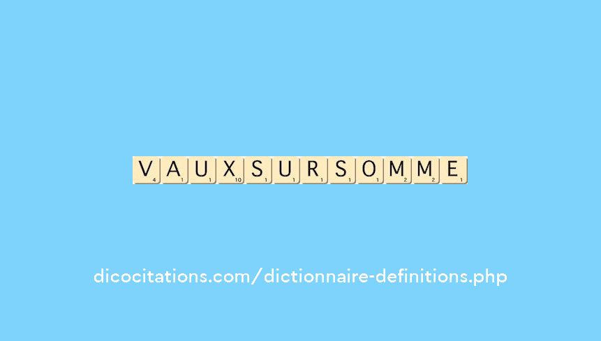 vaux-sur-somme vaux-sur-somme