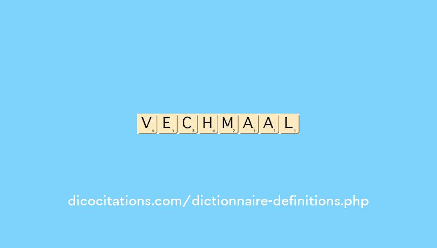 vechmaal vechmaal