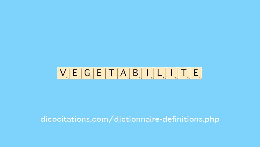 vegetabilite