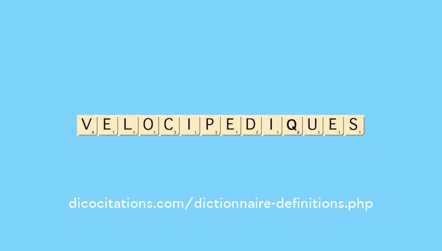 velocipediques velocipediques