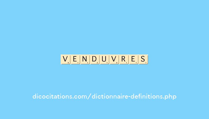 vend-uvres
