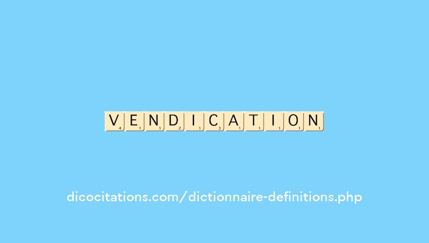 vendication