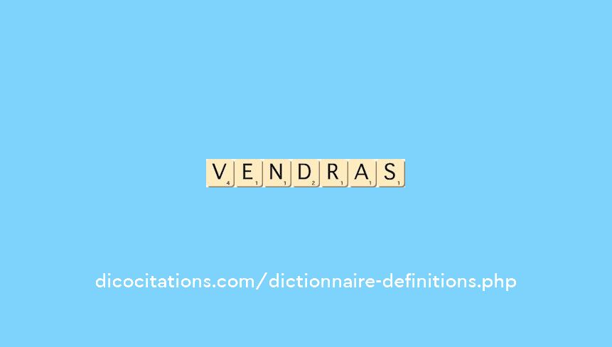 vendras vendras