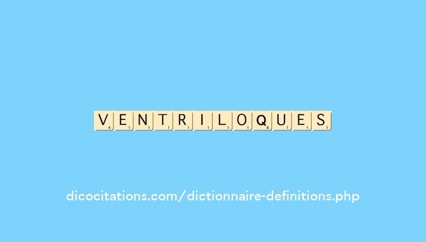 ventriloques ventriloques