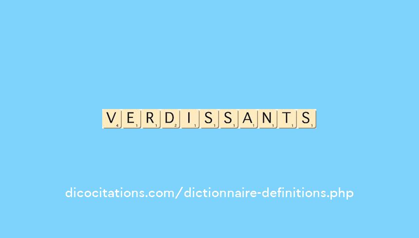 verdissants verdissants