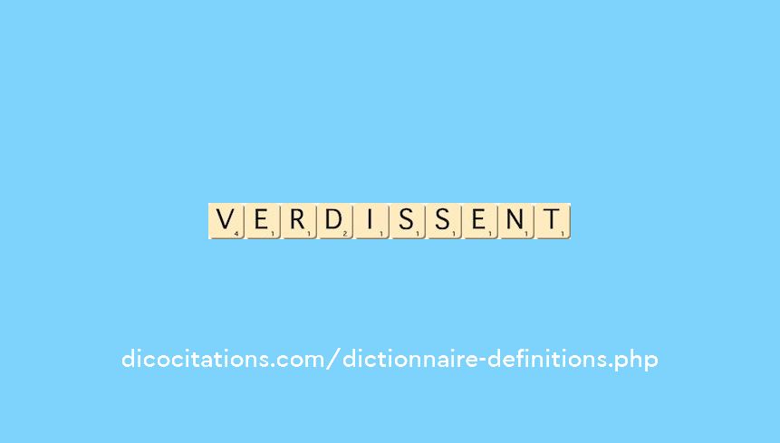 verdissent verdissent
