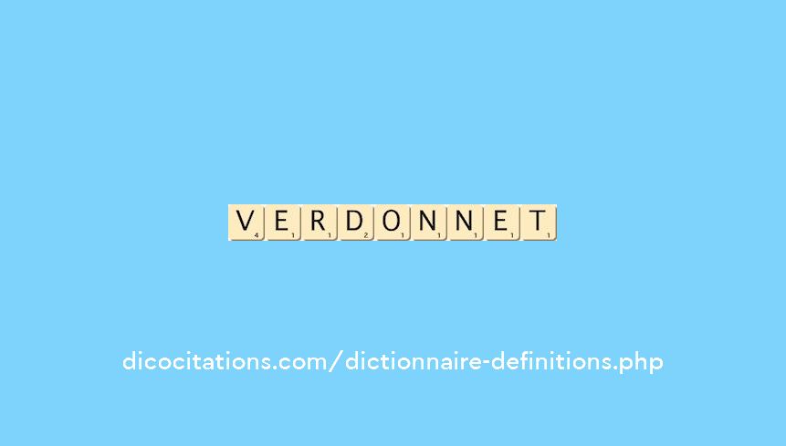 verdonnet