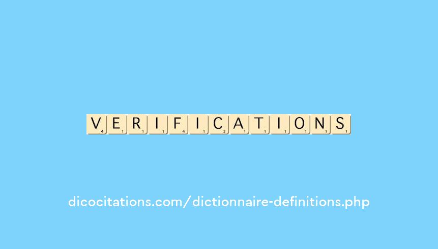 verifications