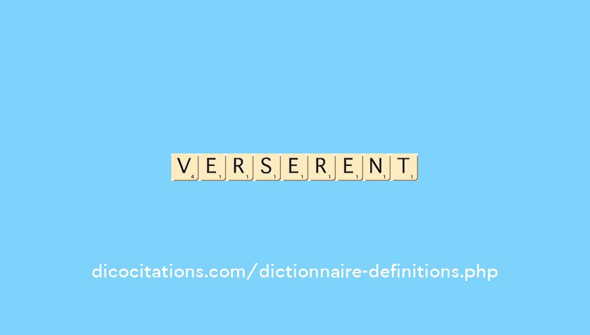 verserent verserent