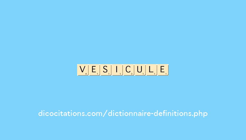 vesicule vesicule