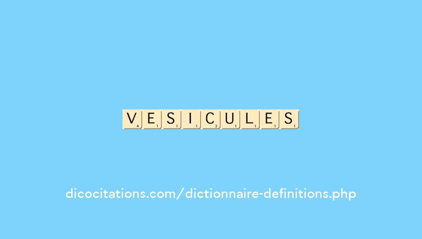 vesicules vesicules