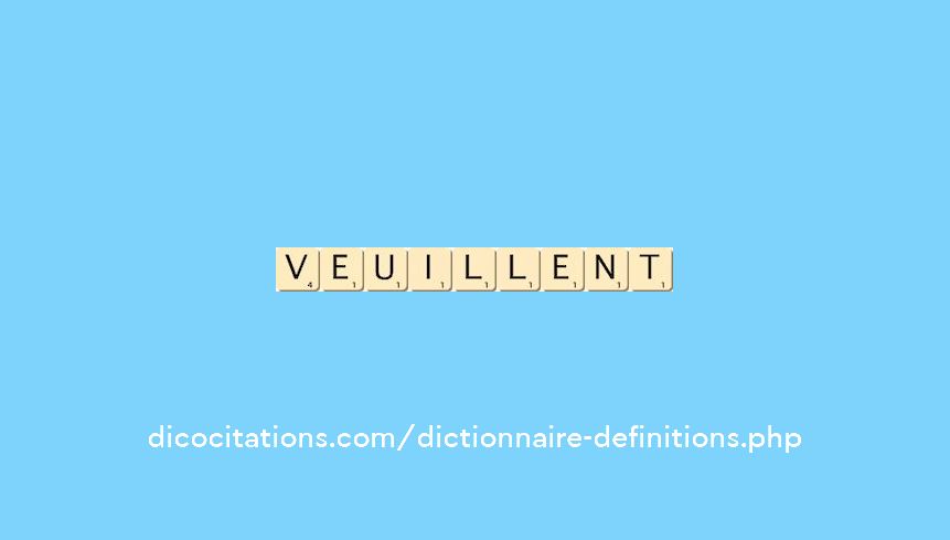 veuillent