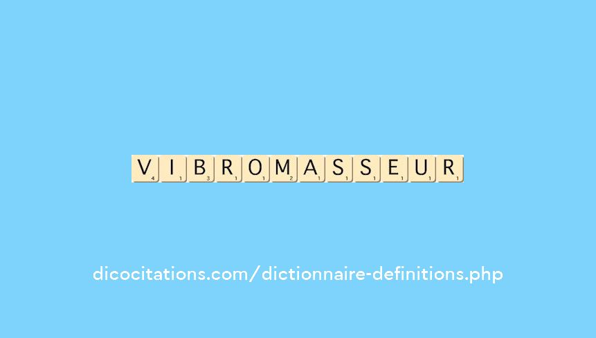 vibro-masseur vibro-masseur