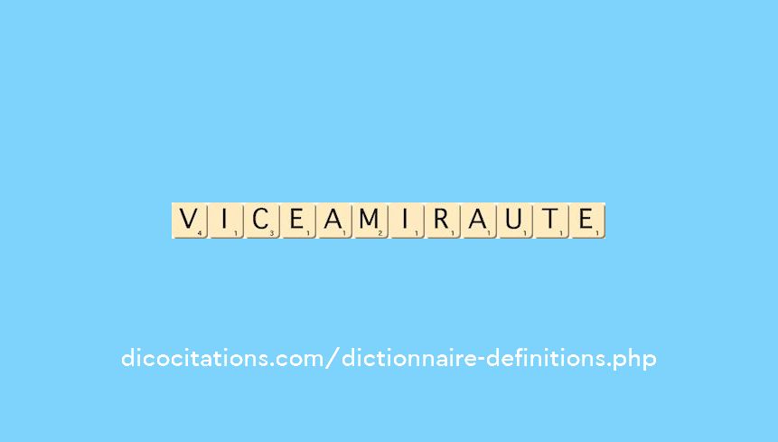 vice-amiraute
