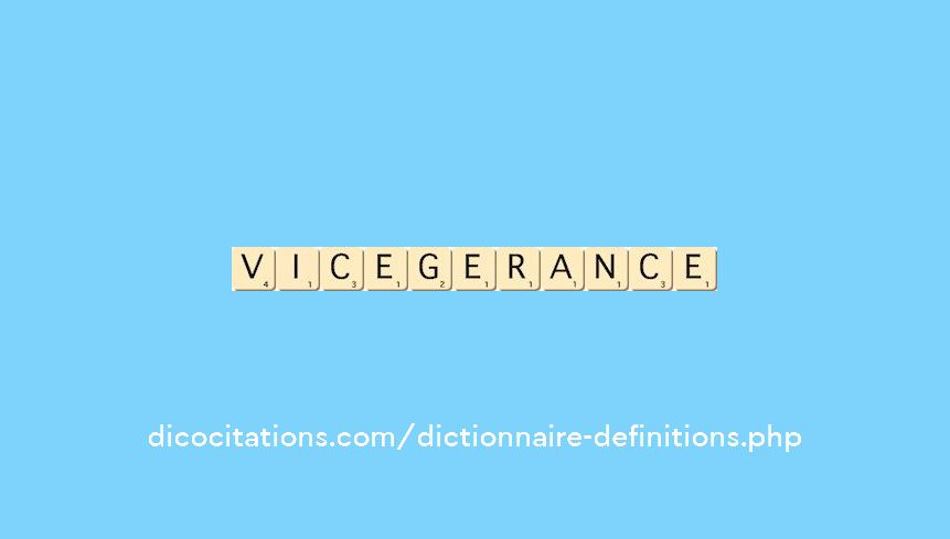 vice-gerance