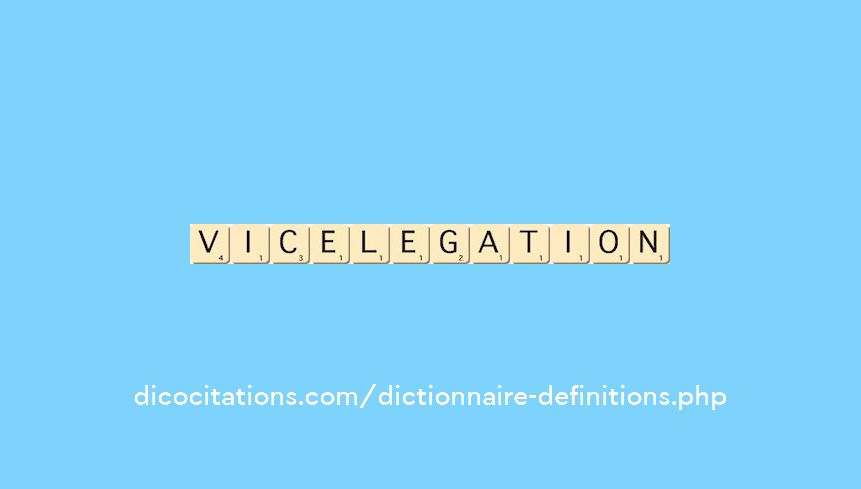 vice-legation