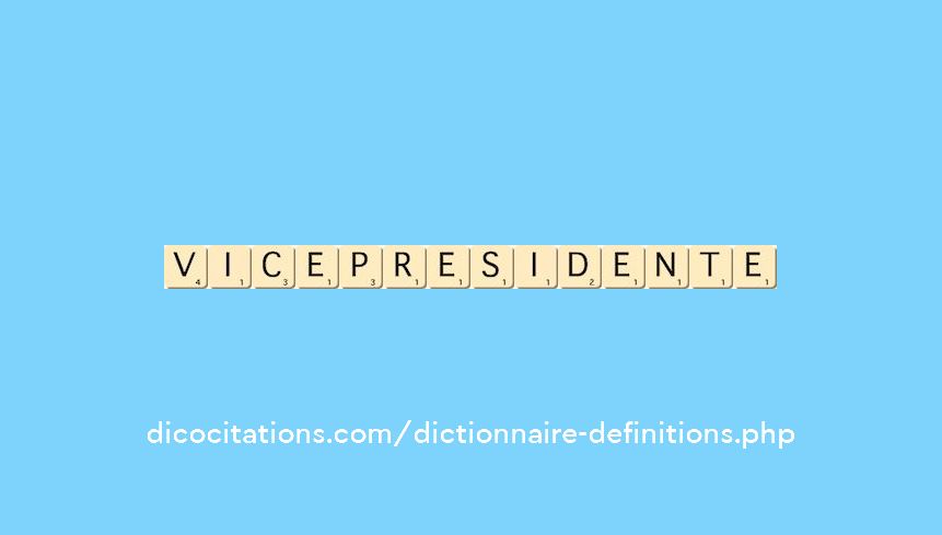 vice-presidente vice-presidente