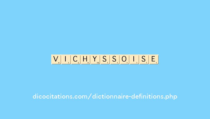 vichyssoise vichyssoise