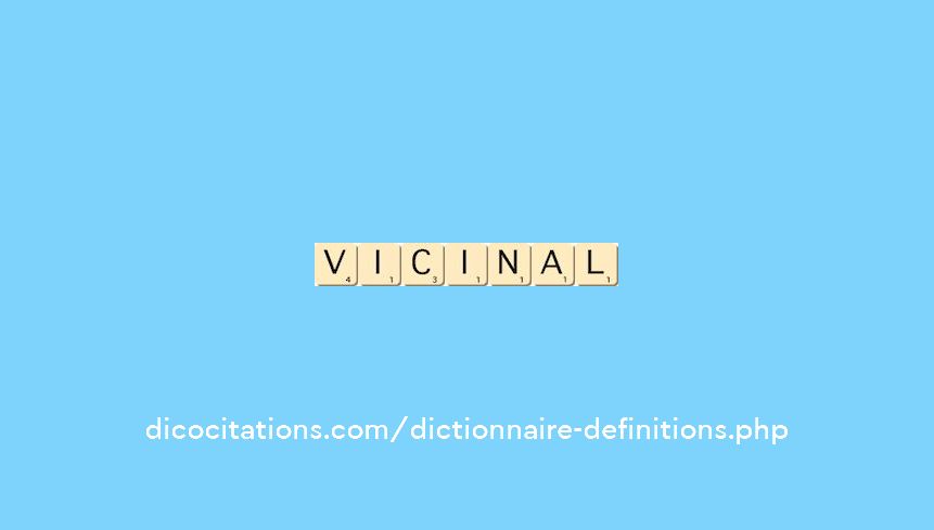 vicinal vicinal