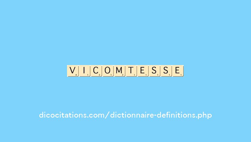 vicomtesse vicomtesse
