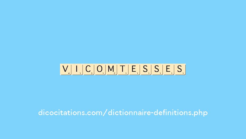 vicomtesses vicomtesses