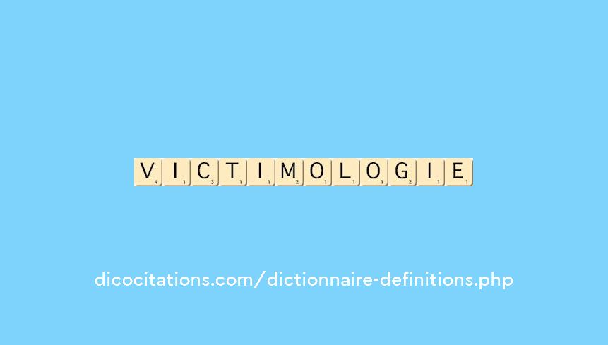 victimologie victimologie