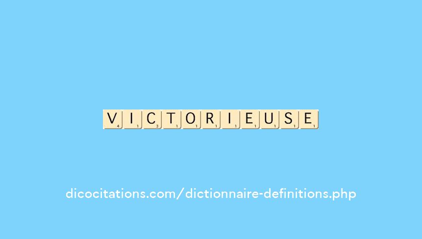 victorieuse victorieuse