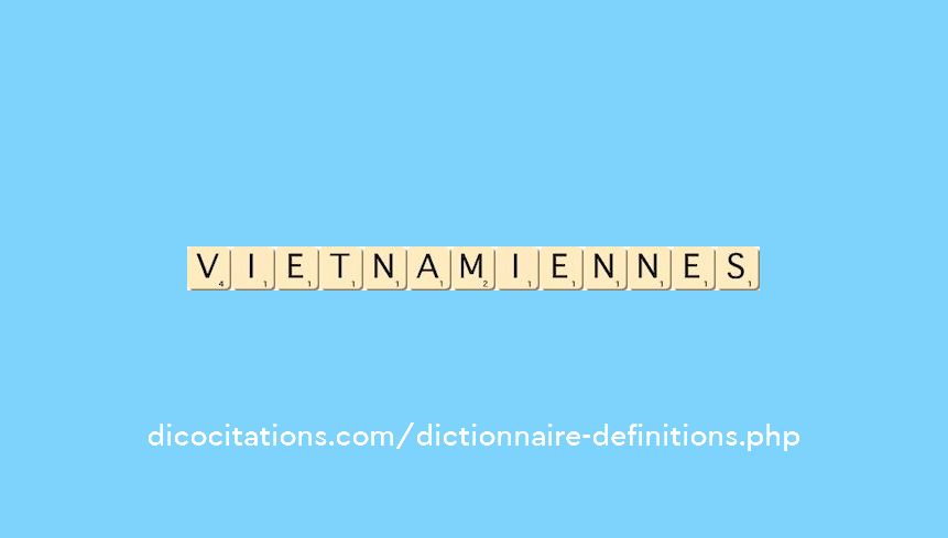 vietnamiennes
